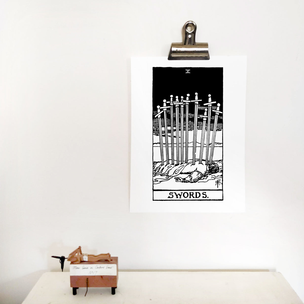 Ten of Swords Tarot Card | Digital Print