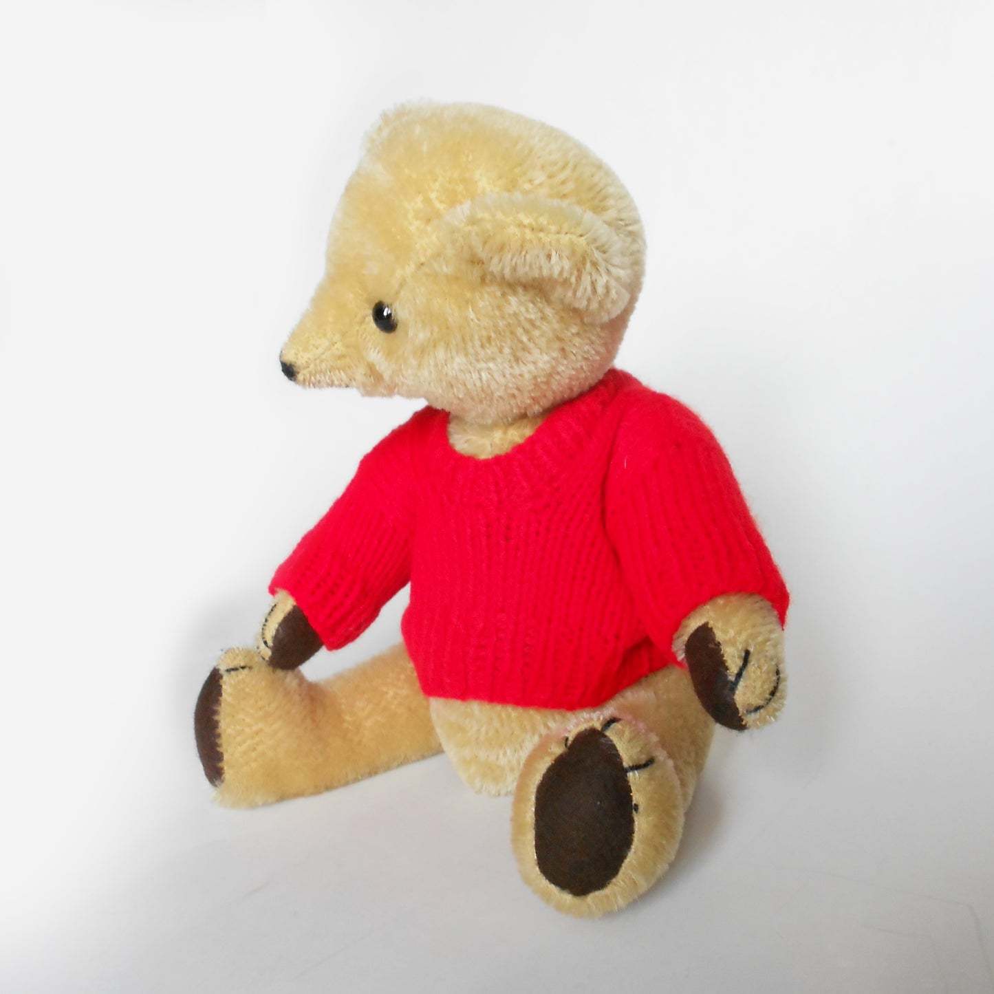 Wilf the handmade mohair teddy bear