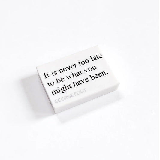 George Eliot Quote Eraser