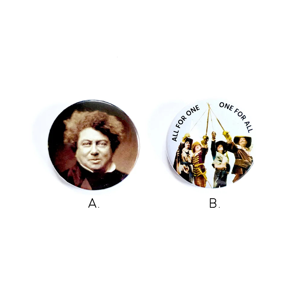 Alexandre Dumas Three Musketeers Badges