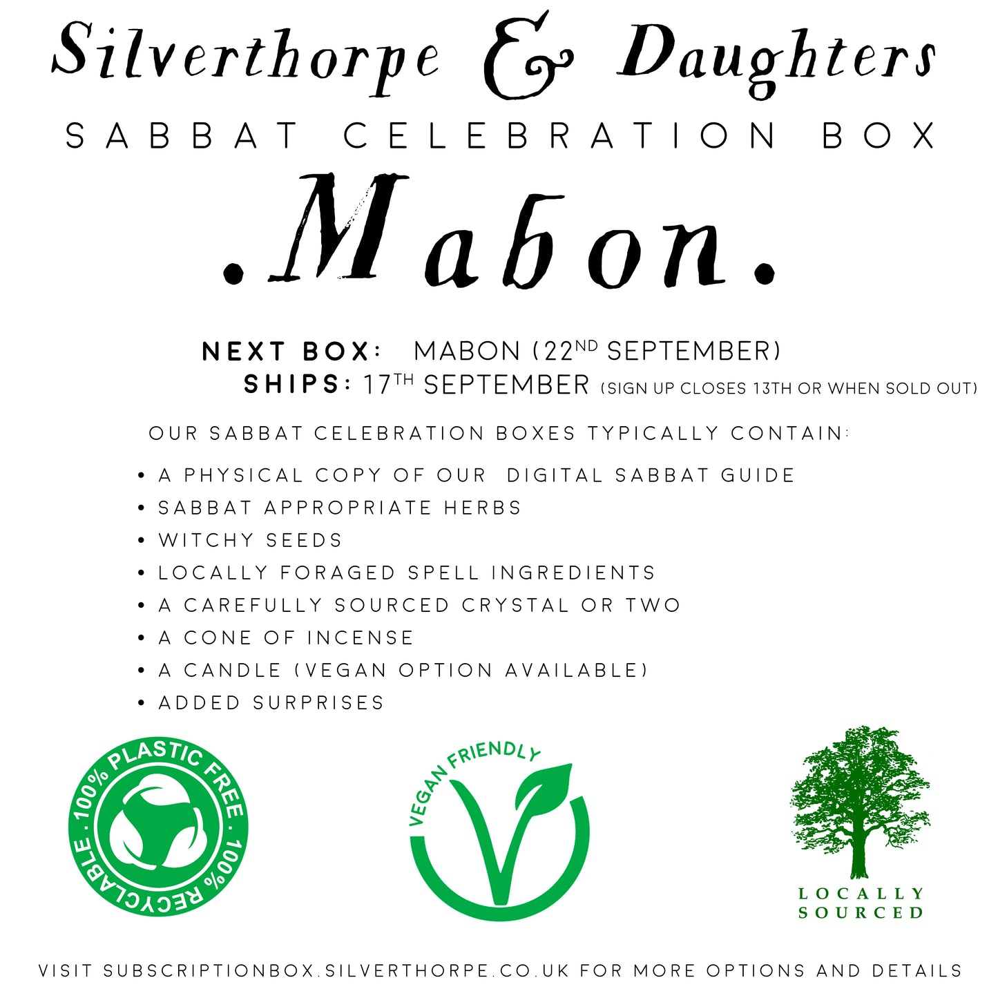 Sabbat Celebration Box | Mabon