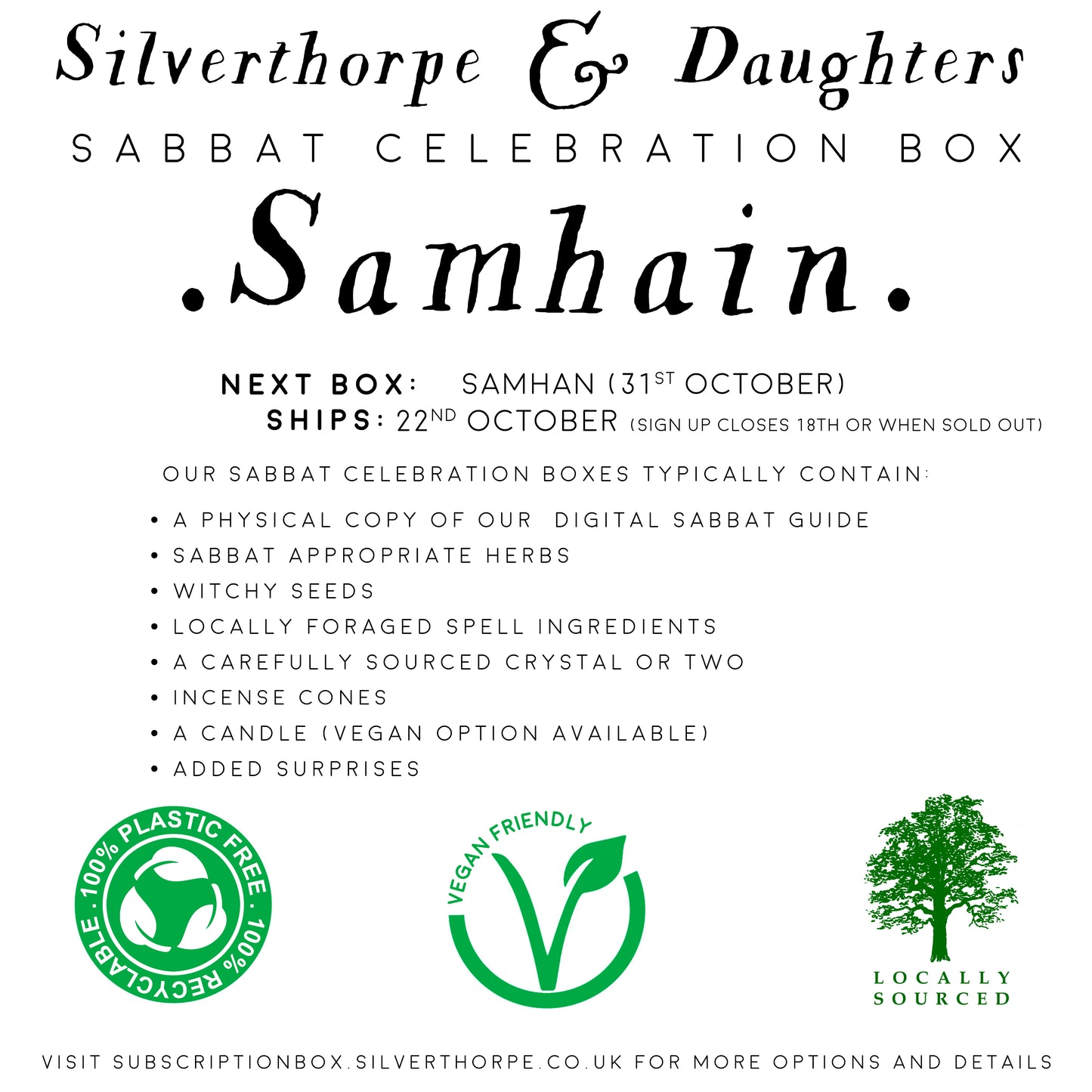 Sabbat Celebration Box | Samhain