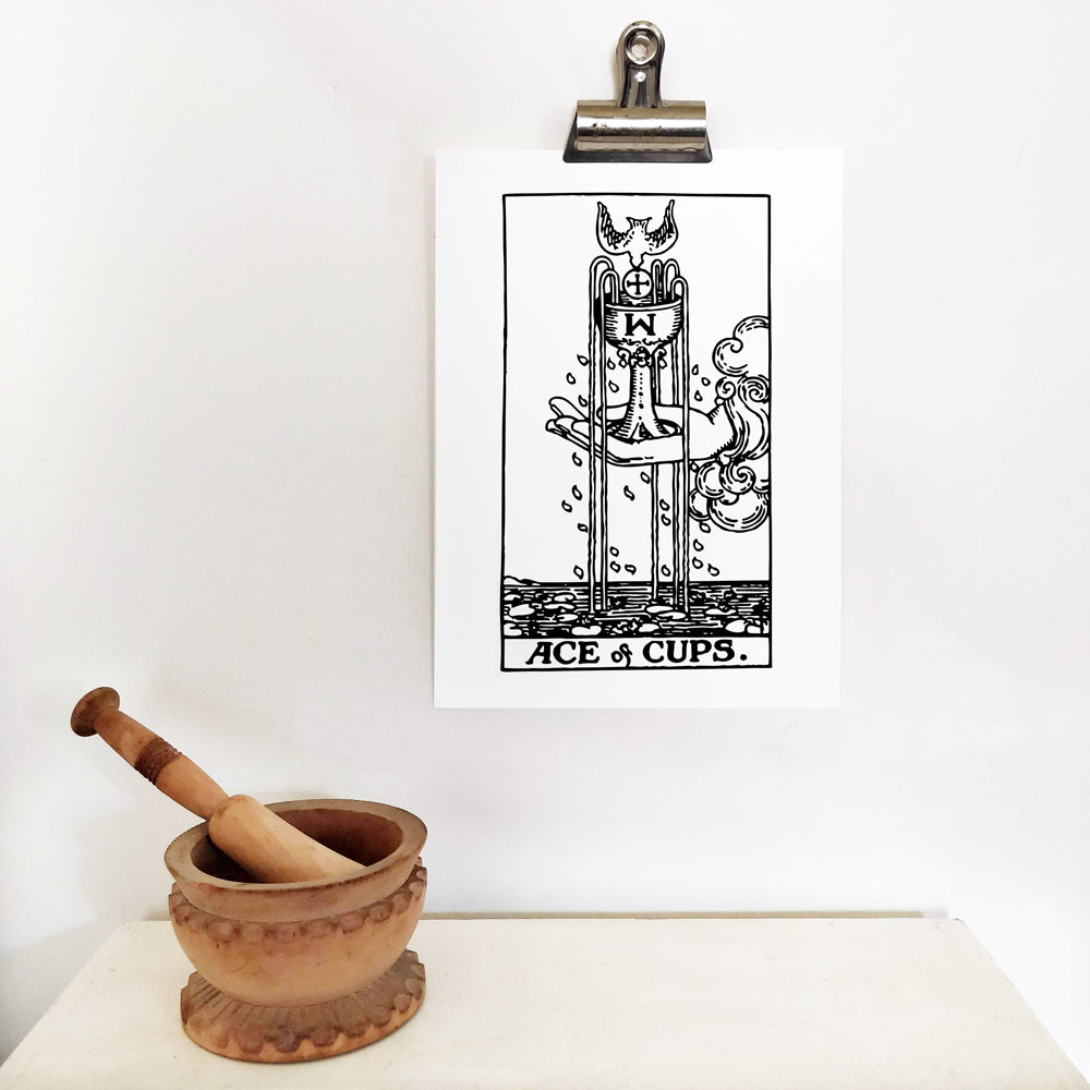 Ace of Cups Tarot Card | Digital Print