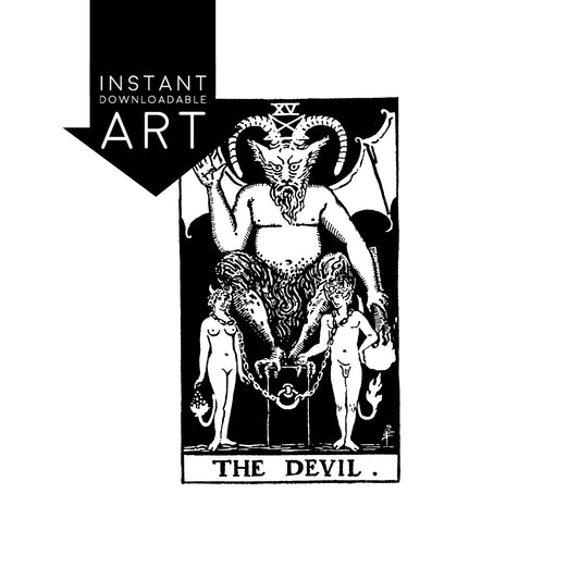 The Devil Tarot Card | Digital Print