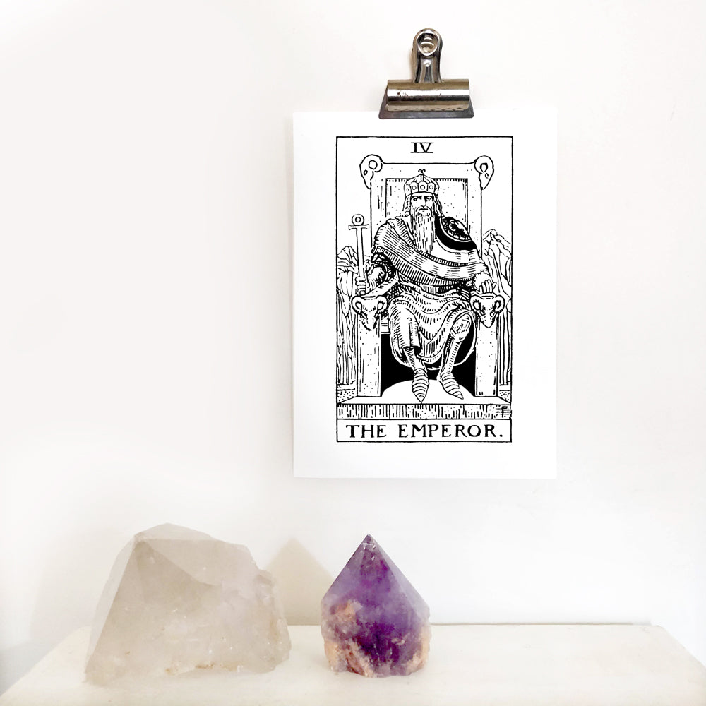 The Emperor Tarot Card | Digital Print