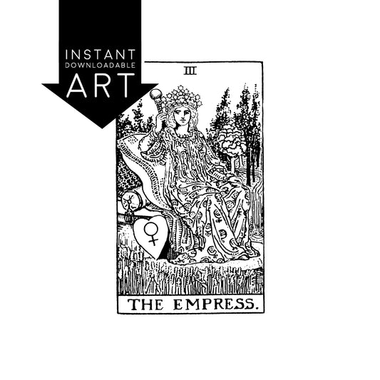 The Empress Tarot Card | Digital Print