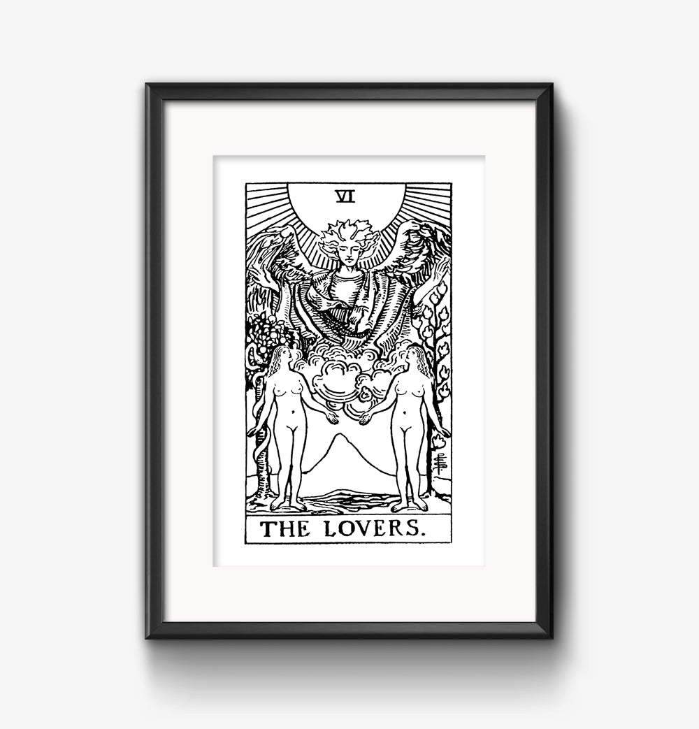 Female/Female | The Lesbian Lovers Tarot Card | Digital Print