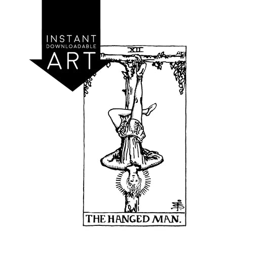 The Hanged Man Tarot Card | Digital Print
