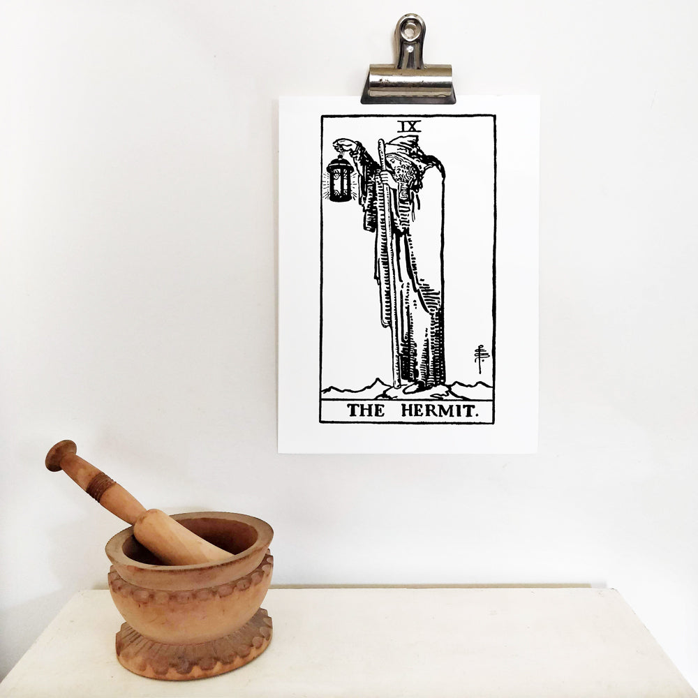 The Hermit Tarot Card | Digital Print