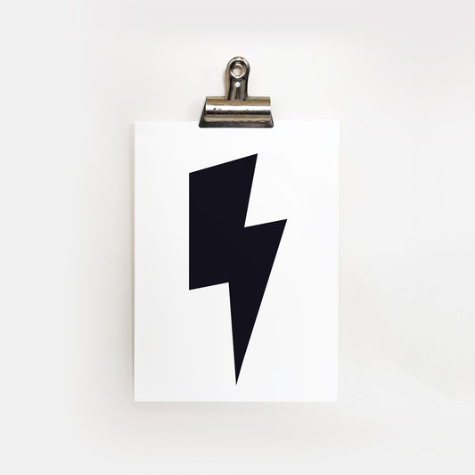 LIGHTNING BOLT | Sustainable Print