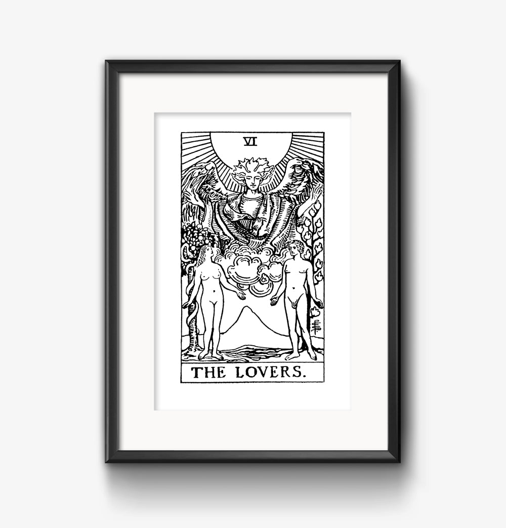 The Lovers Tarot Card | Digital Print
