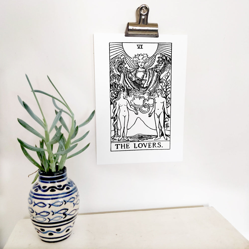 The Lovers Tarot Card | Digital Print