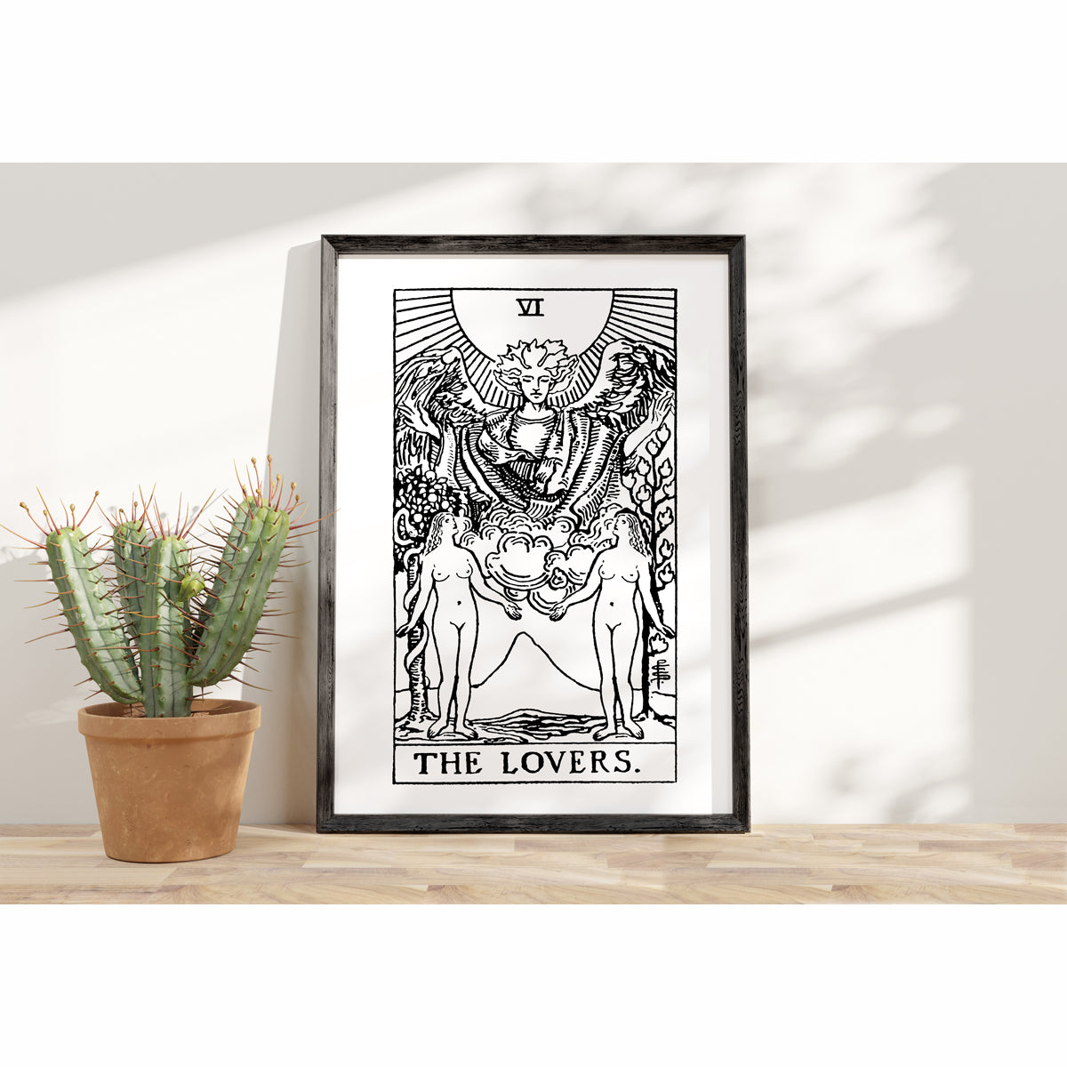 Female/Female | The Lesbian Lovers Tarot Card | Sustainable Print