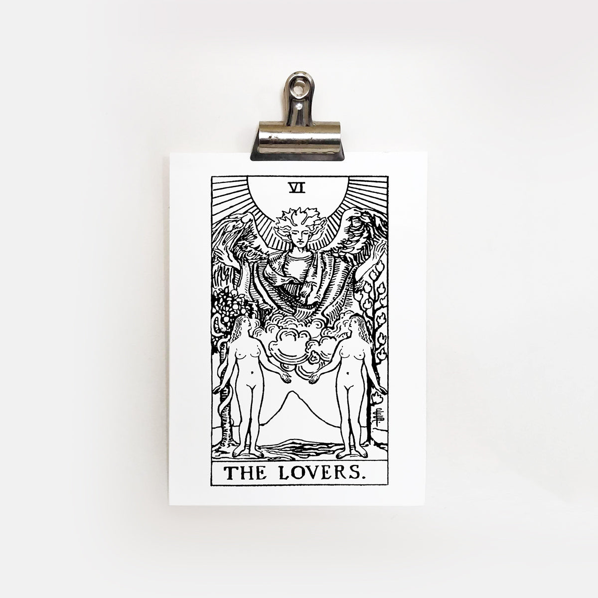 Female/Female | The Lesbian Lovers Tarot Card | Sustainable Print