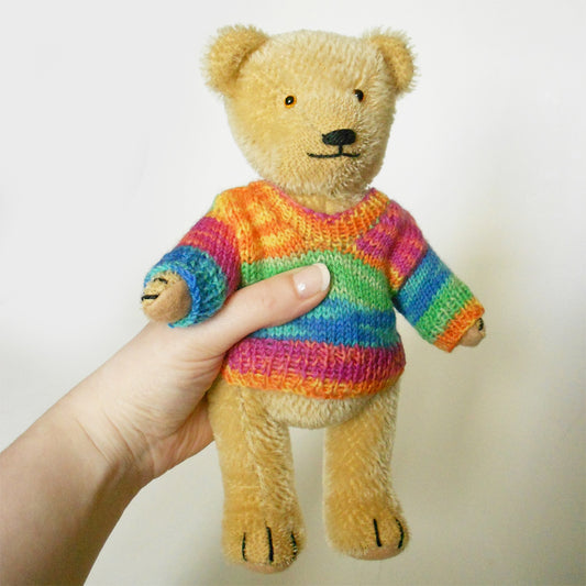 Matti the handmade mohair teddy bear