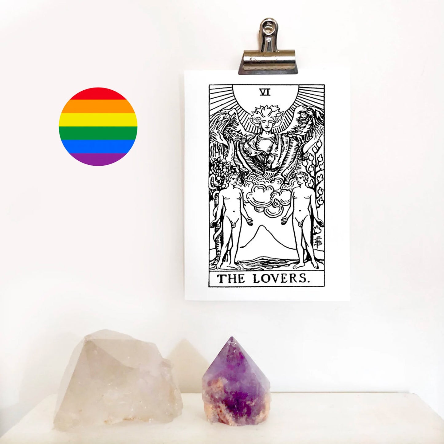 Male/Male | The Gay Lovers Tarot Card | Digital Print