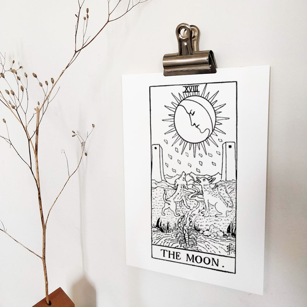 The Moon Tarot Card | Digital Print