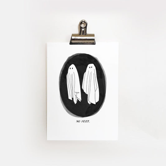 No Feet Beetlejuice Ghosts | Sustainable Print