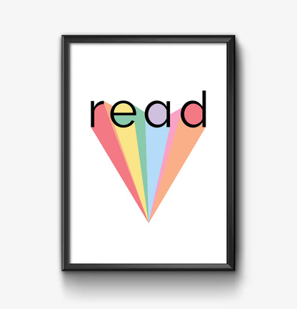 Rainbow Read | Sustainable Print
