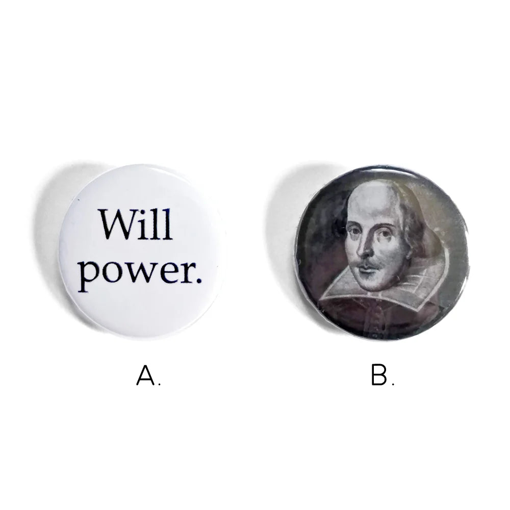 William Shakespeare Badges