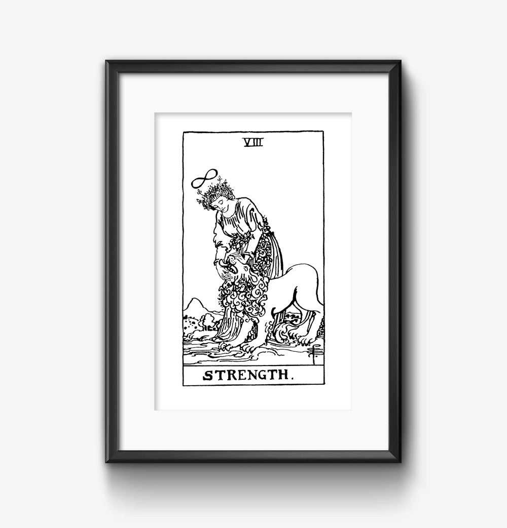 Strength Tarot Card | Digital Print
