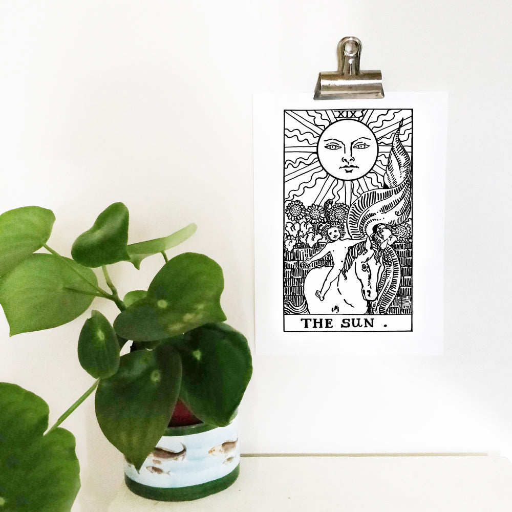 The Sun Tarot Card | Digital Print