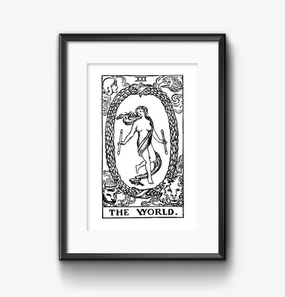 The World Tarot Card | Digital Print