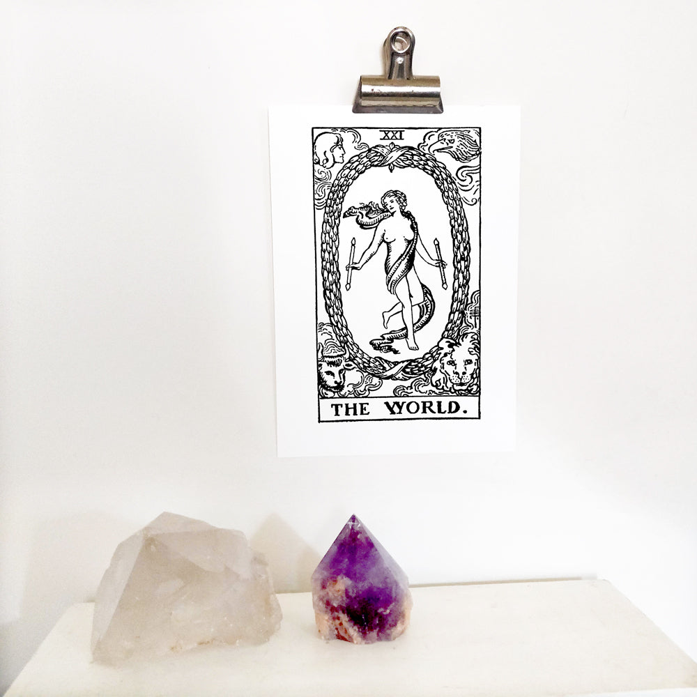 The World Tarot Card | Digital Print