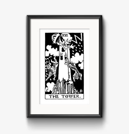 The Tower Tarot Card | Digital Print