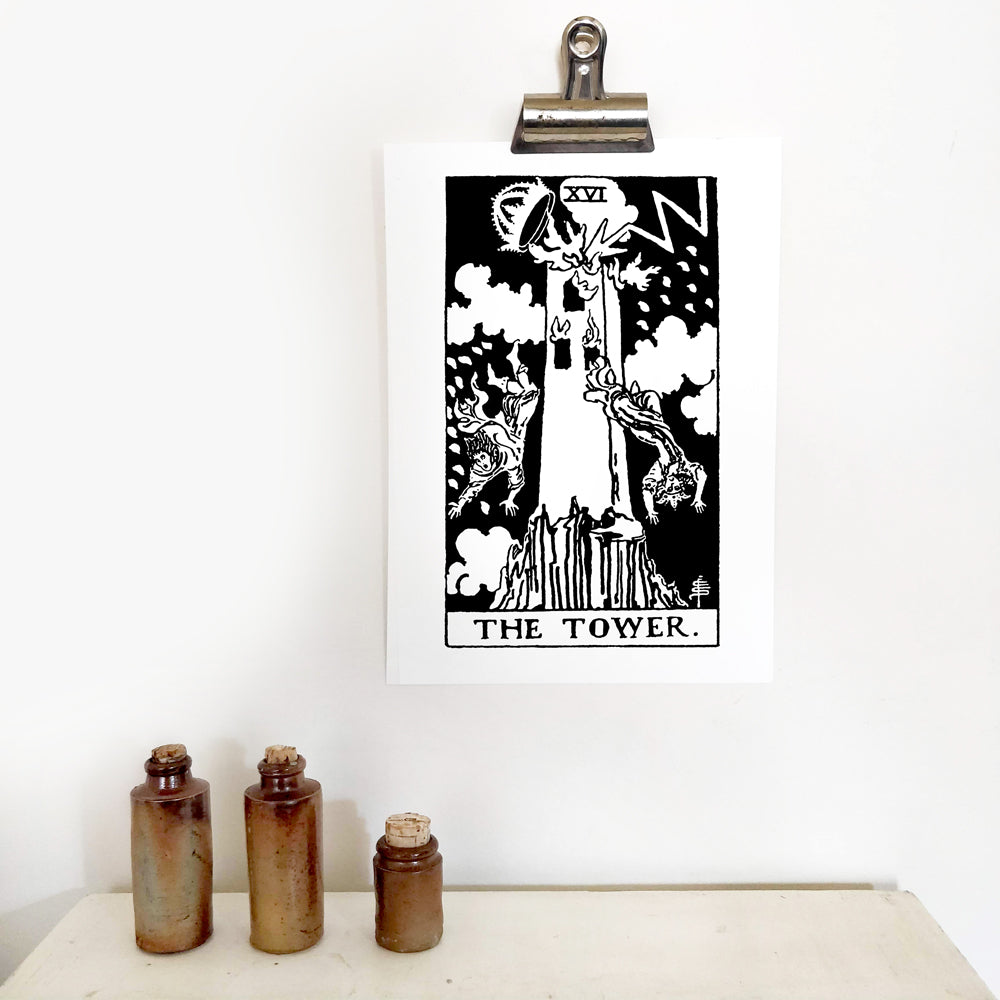 The Tower Tarot Card | Digital Print