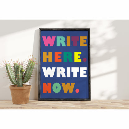 Write Here Write Now | Sustainable Print