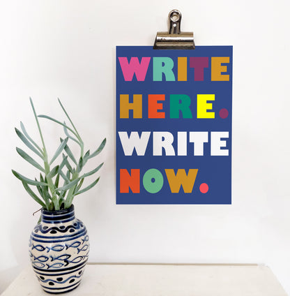 Write Here Write Now | Sustainable Print