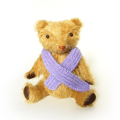 Mr. Fox the handmade mohair teddy bear