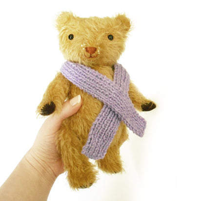 Mr. Fox the handmade mohair teddy bear