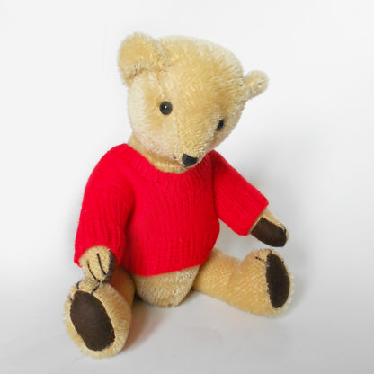 Wilf the handmade mohair teddy bear