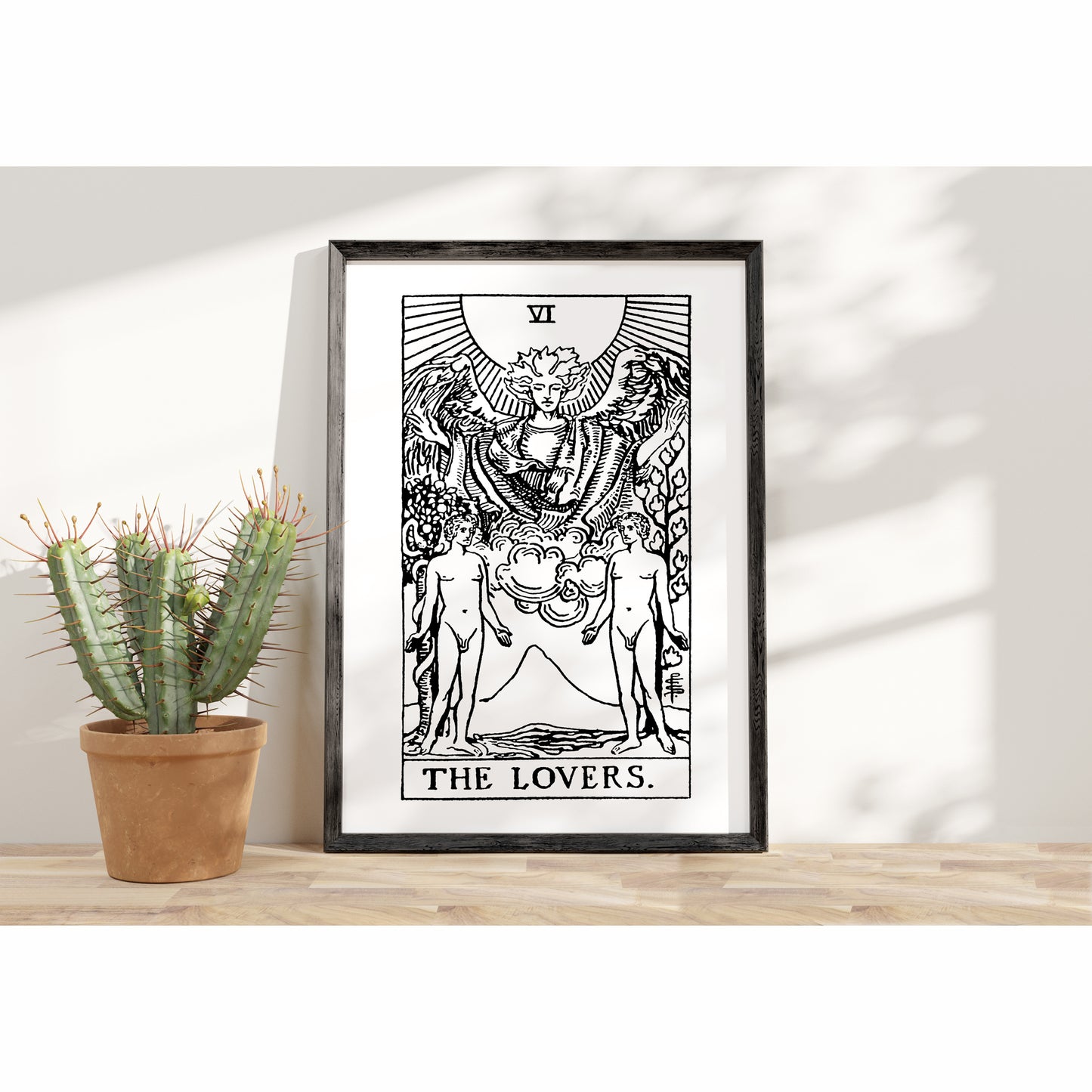 Male/Male | The Gay Lovers Tarot Card | Sustainable Print