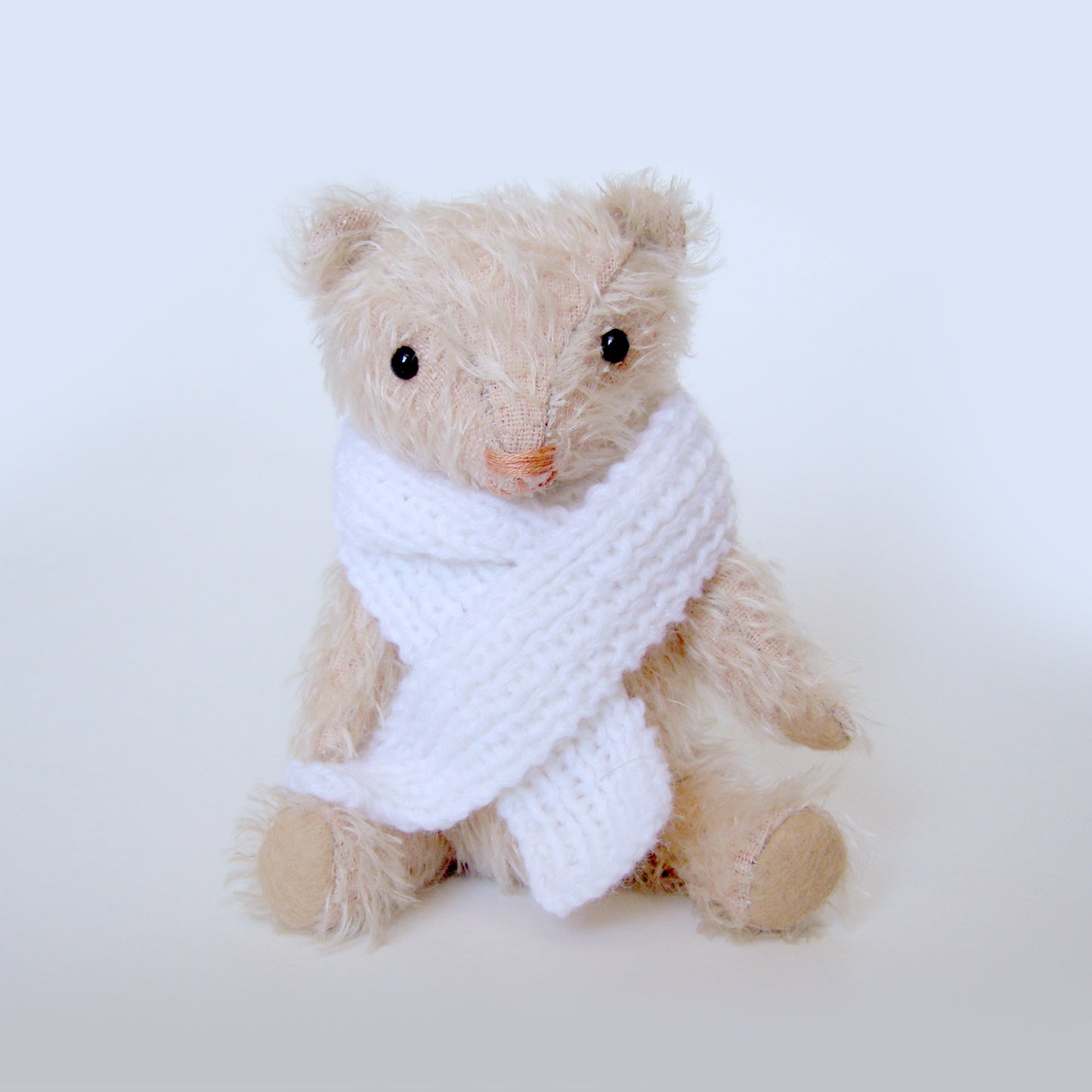 Kitty the handmade mohair teddy bear