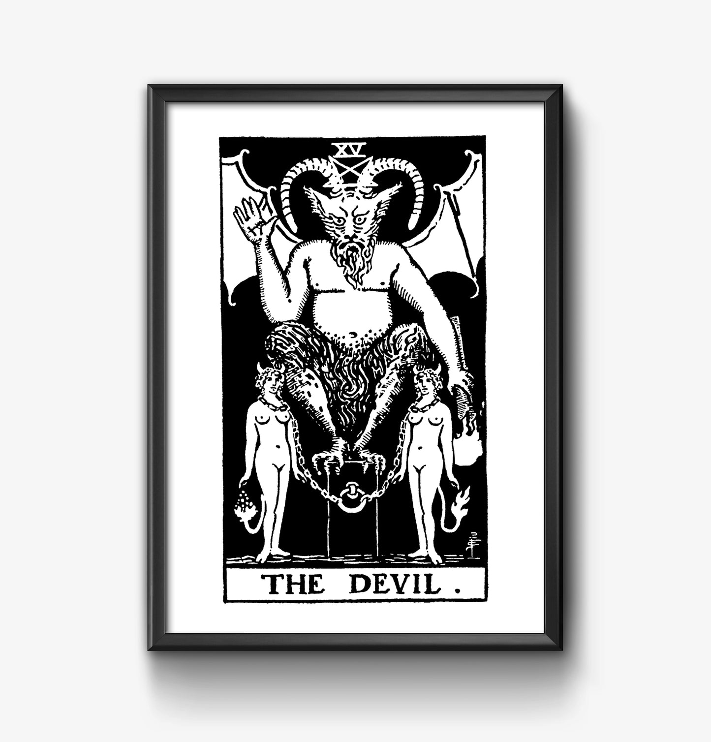 Female/Female | The Devil | Lesbian Tarot Card | Digital Print