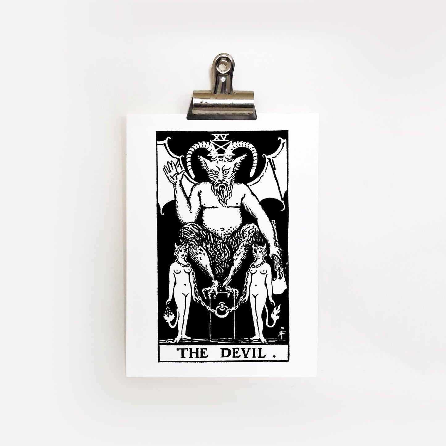 Female/Female | The Devil | Lesbian Tarot Card | Sustainable Print