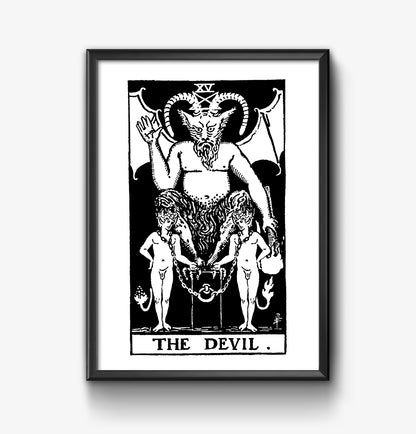 Male/Male | The Devil | Gay Tarot Card | Sustainable Print