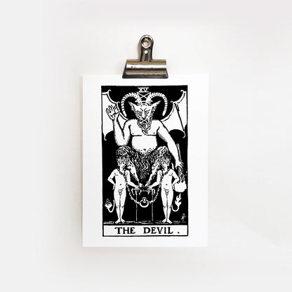 Male/Male | The Devil | Gay Tarot Card | Sustainable Print