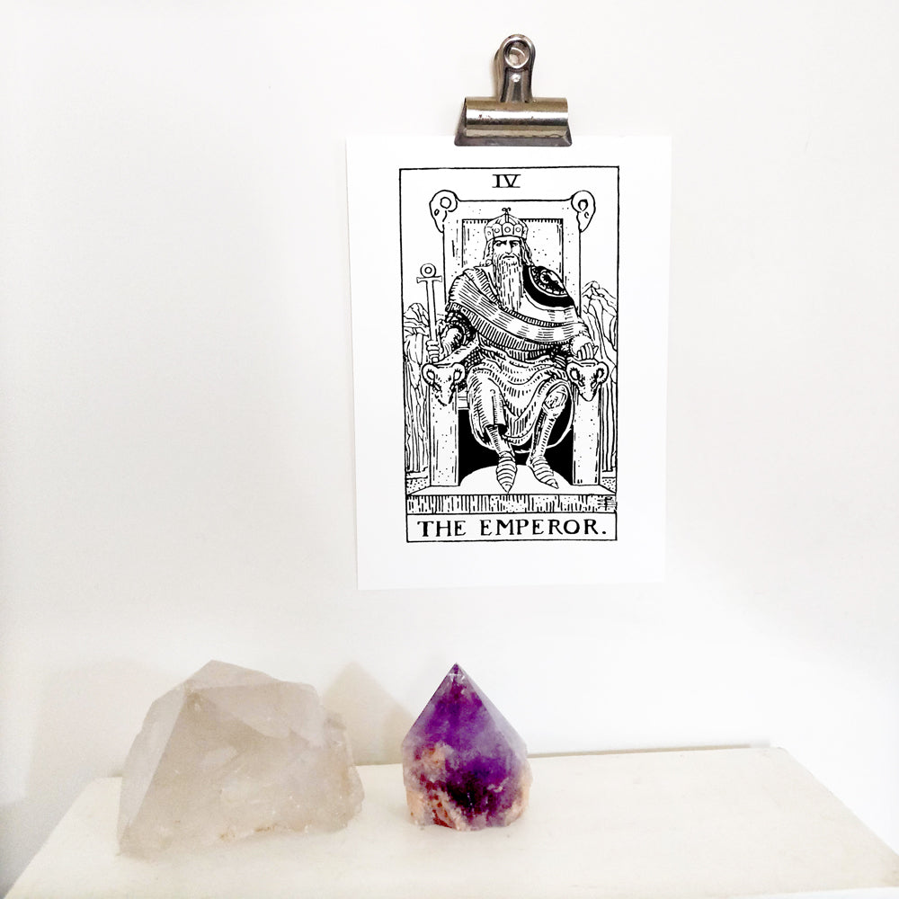 The Emperor Tarot Card | Digital Print