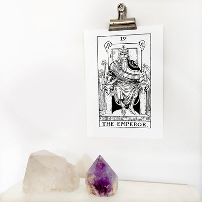 The Emperor Tarot Card | Digital Print