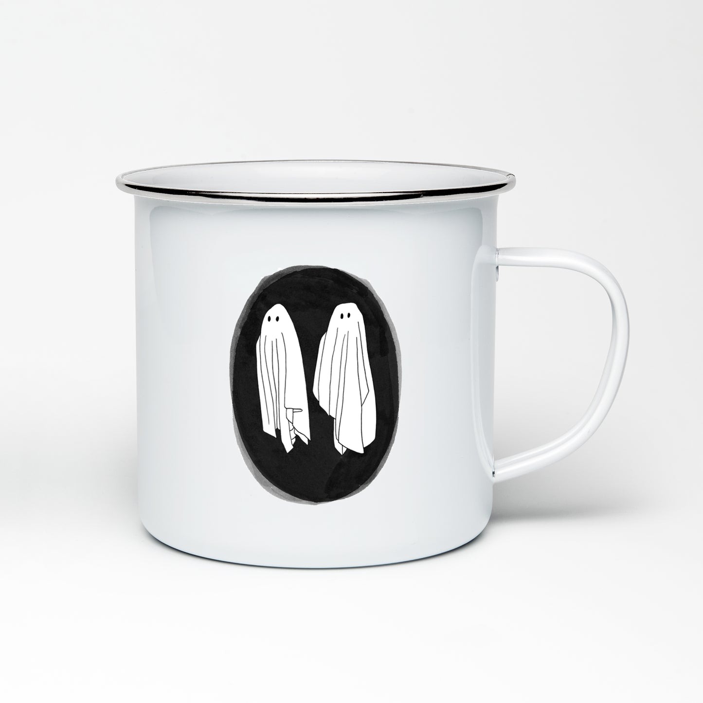 Enamel Ghost Mug