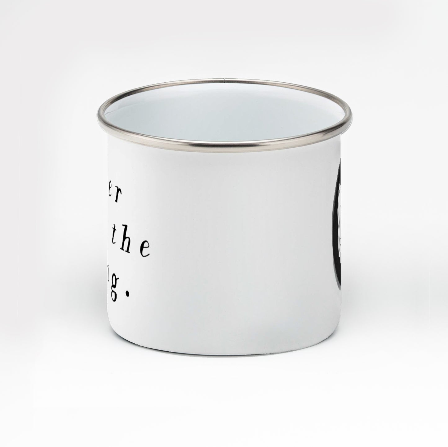 Enamel Ghost Mug