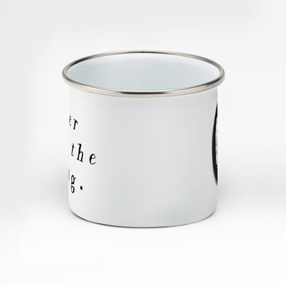 Enamel Ghost Mug