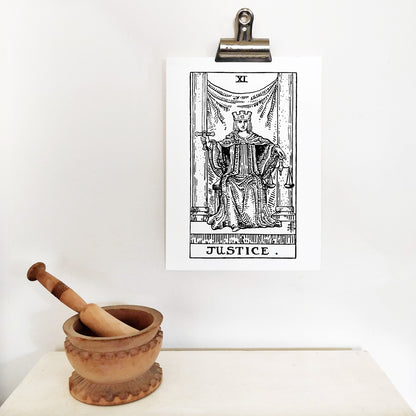 Justice Tarot Card | Digital Print