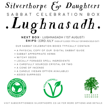 Sabbat Celebration Box | Lugnasadh | Lammas | 1st August