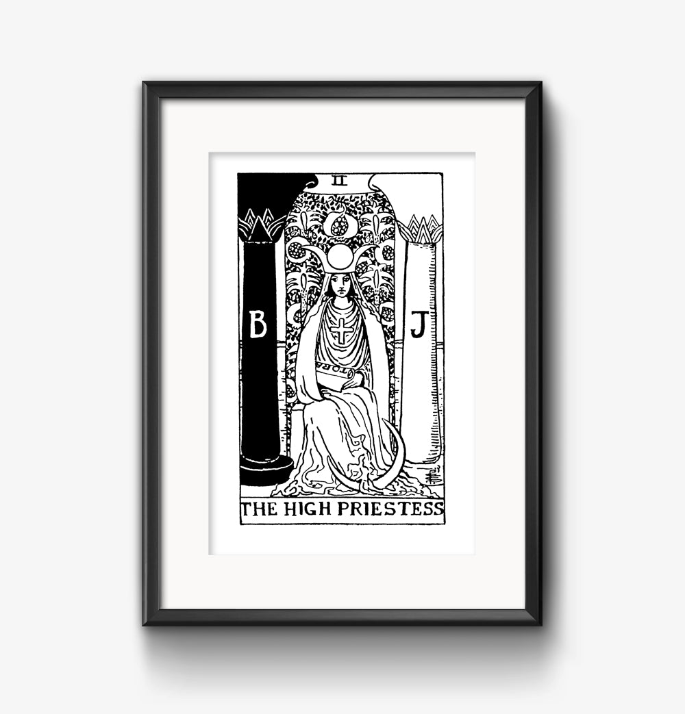 The High Priestess Tarot Card | Digital Print