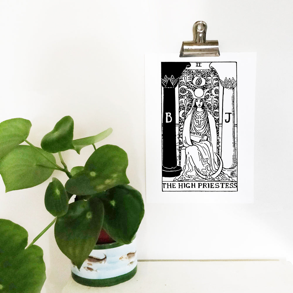 The High Priestess Tarot Card | Digital Print